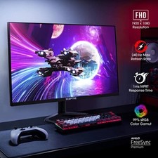 Sceptre 27 inch Gaming Monitor premium HD Quality, Height Adjustable, Black