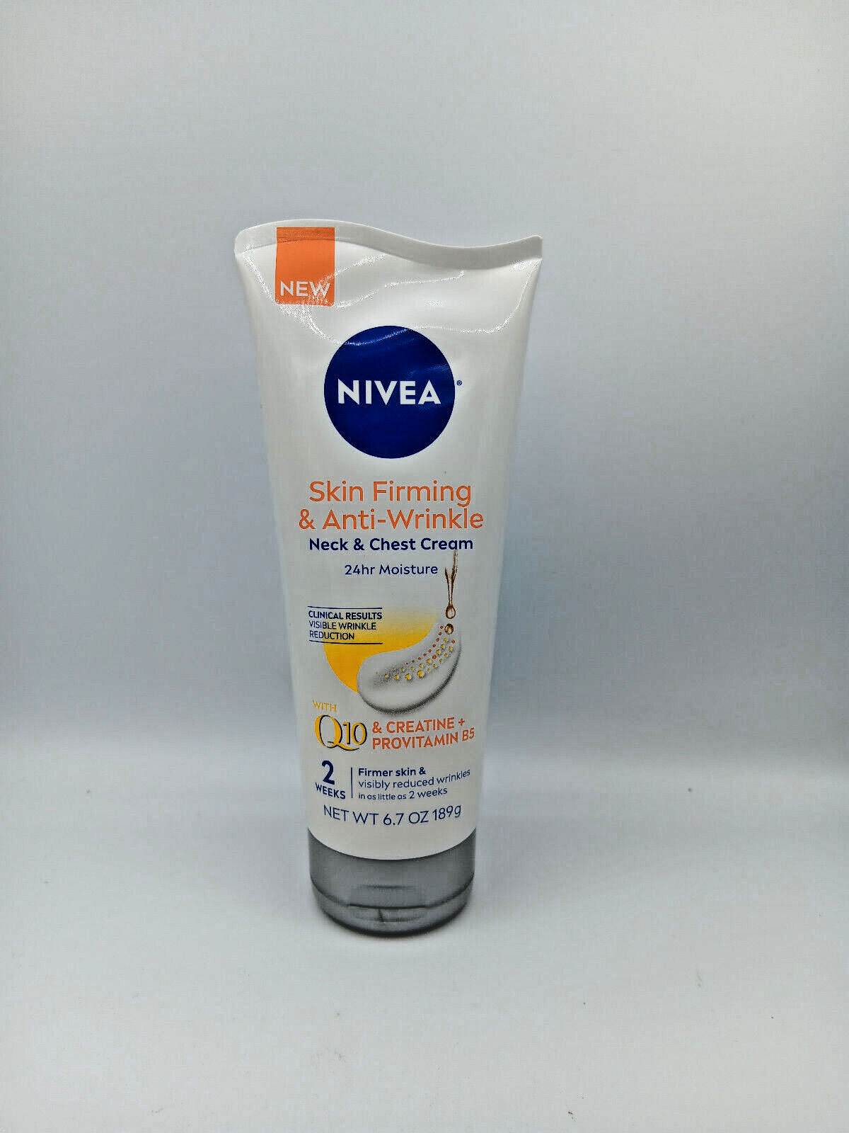NIVEA Skin Firming Anti Wrinkle Neck and Chest Cream with 24H Hydration  