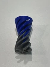 Impossible Cone 3D Printed Plastic Spiral Twisting Passthrough Fidget Toy