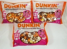 Dunkin Donuts Iced Coffee Flavored Jelly Beans 13 Oz Bags Candy Lot of 3 Easter