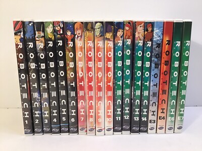 Robotech set 1-14 The Macross Saga/The Masters/New Generation +E3,E4,E6,E7 Vols