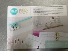 We R Memory Keepers Multicolor Planner Board Bundle Mini Album Punch 