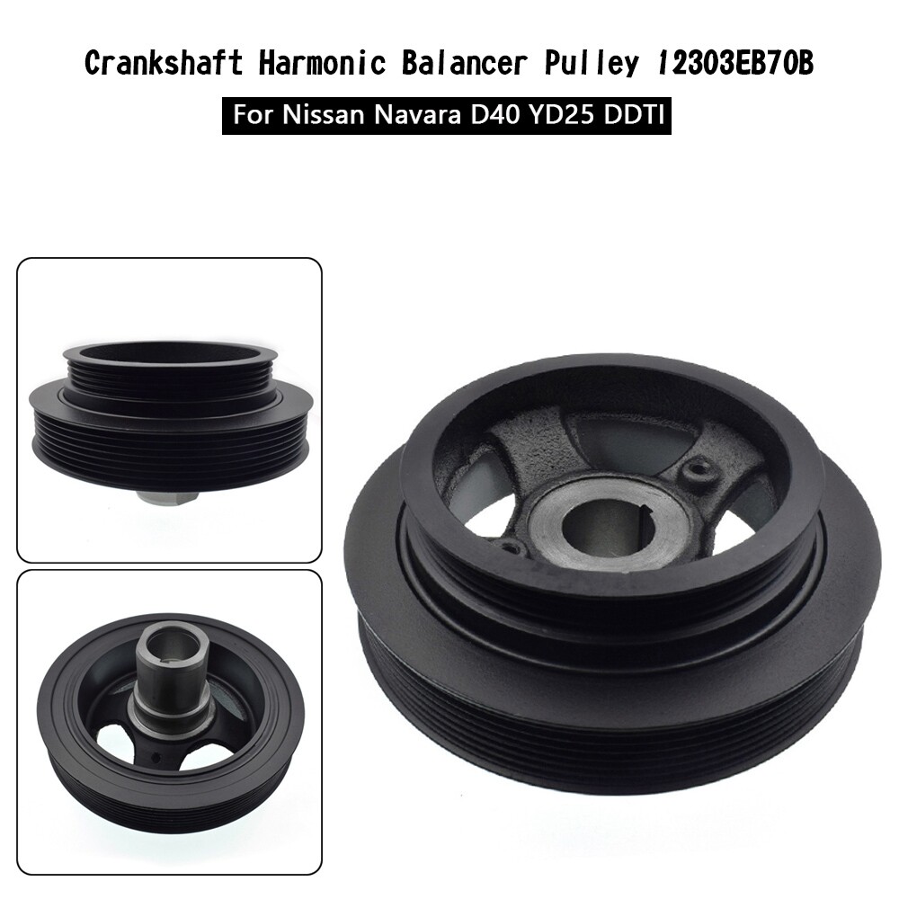 Crankshaft Harmonic Balancer Pulley 12303EB70B For Nissan Navara D40