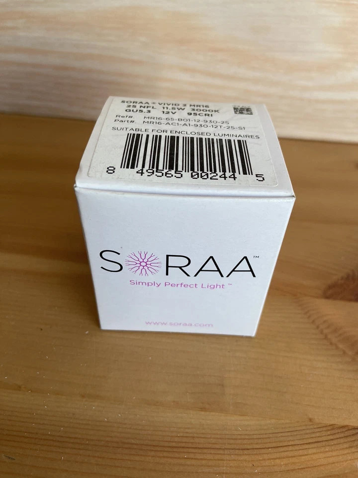 Soraa Vivid 2 LED Bulb MR16 GU5.3 NIB MR16-50-801-12-930-20-2 - Image 4 of 4