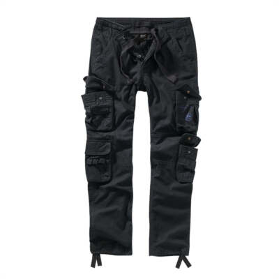 Brandit Pure Slim Fit Hose schwarz