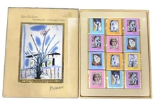 Vintage Picasso Bath Cubes Ben Rickert Museum Collection Boxed Set 12