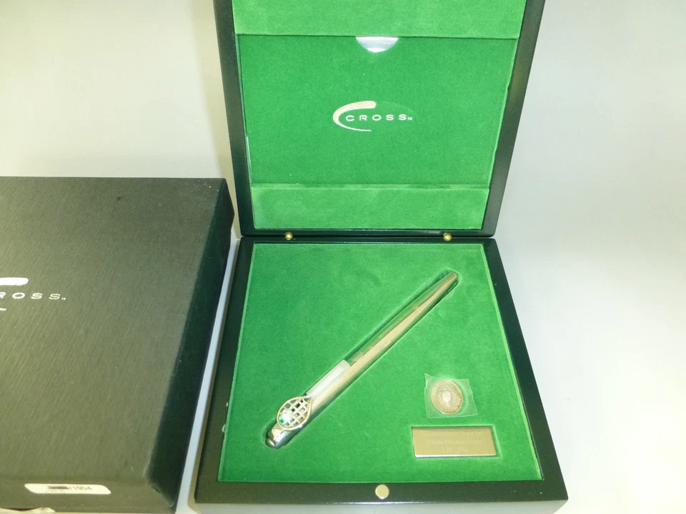 复古纯银限量版网球名人堂钢笔带盒 — 第 4/4 张图片