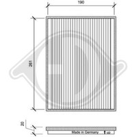 Diederichs Innenraumfilter Pollenfilter FüR Suzuki Grand Vitara II JT TE TD