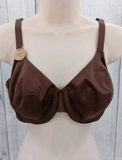 Wacoal Bra 855397 36D Inner Sheen Underwire Balconette Chocolate Martini