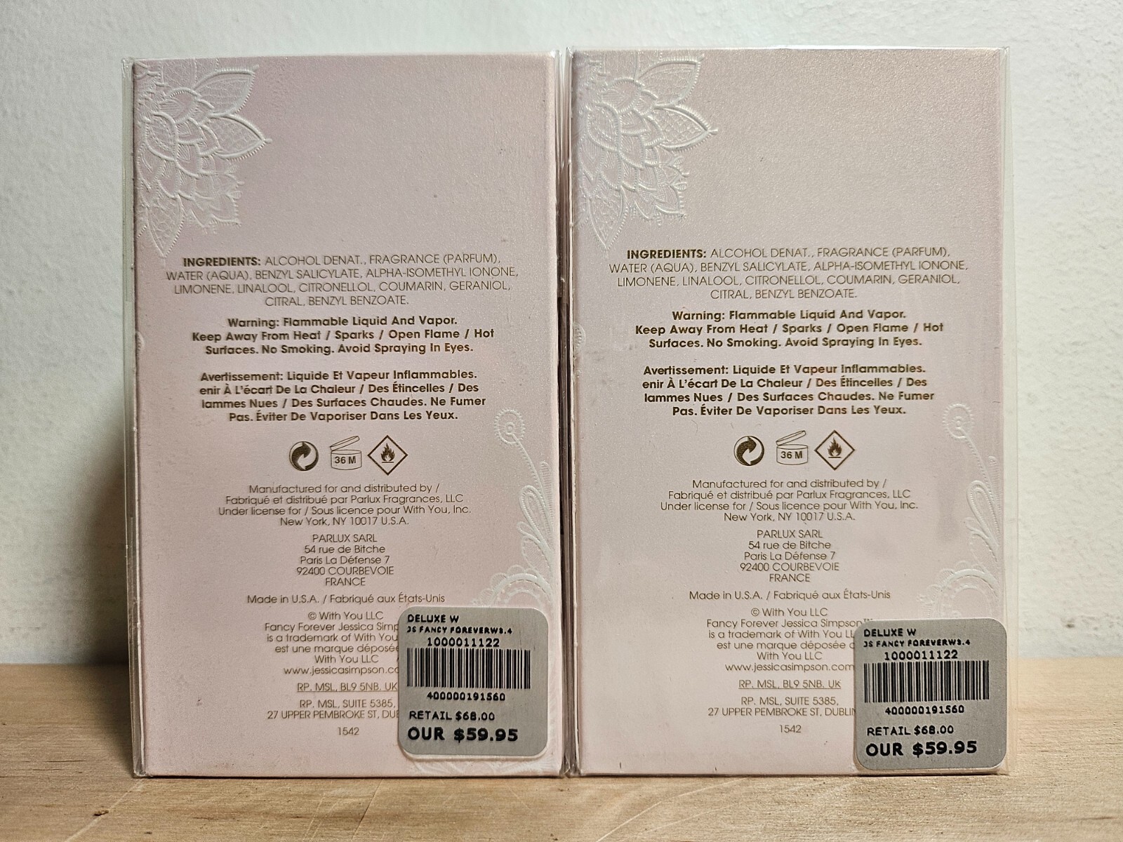 Jessica Simpson - Fancy Forever Eau De Parfum 3.4 fl oz (2-Pack)