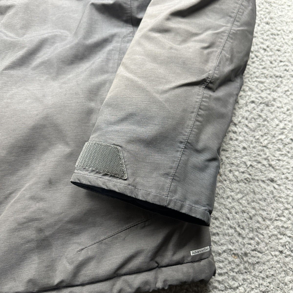 Salomon Jacket Mens Extra Large Gray Fantasy Advanced Skin Dry Ski