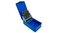Edelstahlbohrer-Set 1-13 Mm 25-Tlg HSS-E Co5 Spiralbohrer Va-Stahl 135° Petools
