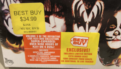 Kissology Ultimate Kiss Collection Vol. 3 1992-2000 DVD with 1994