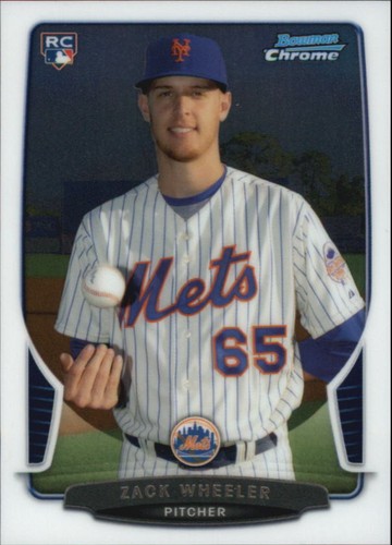 2013 Bowman Chrome Mini #329 Zack Wheeler RC Rookie Mets