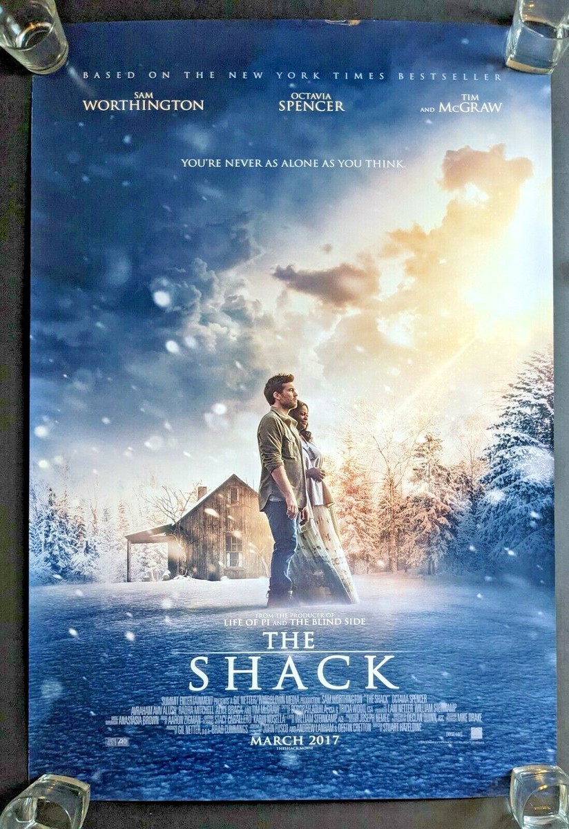 The Shack 2017 Movie Theatre Poster DS Tim McGraw Rolled in Sleeve