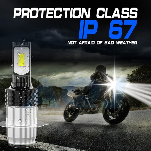 For Suzuki LTZ 400 Z400 QUADSPORT 2003–2008 - 6000K LED HeadLight Bulb White H6M - Picture 10 of 15