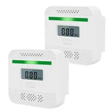 Carbon Monoxide（CO）Detectors Gas Monitor Alarm with LCD Digital Display For Home