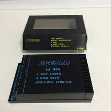 ACCORD LS 046 3 WAY STEREO 4 OHM 250 W 800-5KHz 12 db/oct. HIGT POWER NUOVO