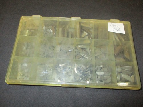 Used/Unused Key and Shear Pins for Electric Motor's (QTY 733) - Foto 1 di 2
