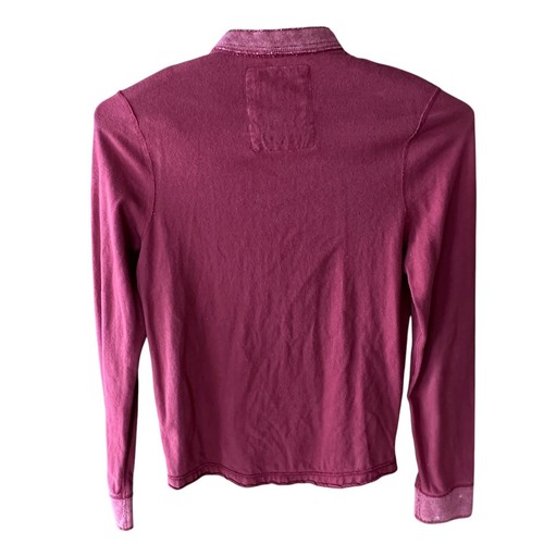 Ruehl No. 925 Henley Shirt Mens L Cotton LS Red Greenwich St New York Y2K - Picture 6 of 11