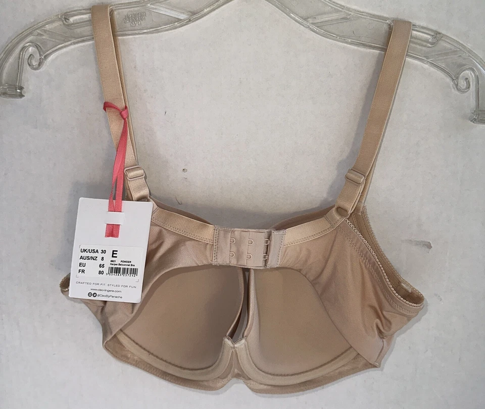 Sujetador camiseta con aros Cleo by Panache Harper Balconnet 9921 Reino Unido/Estados Unidos 30E polvo Foto 4 de 4