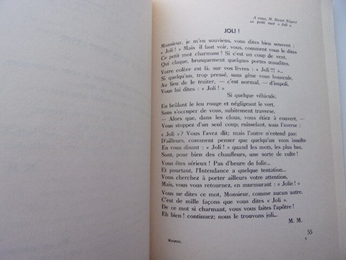 Envoi autographe Madeleine Maupiou. Au balcon de mon coeur + documents - Picture 3 of 6