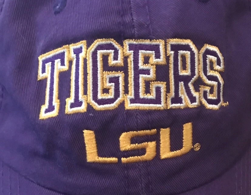 Gorra de fútbol americano LSU Tigers Louisiana State Gorra de béisbol Correa Bandera Americana En muy buena condición Foto 2 de 4