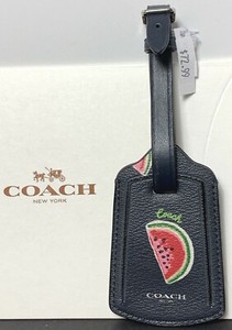 coach luggage tag