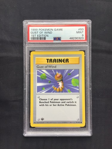 Gust of Wind (1st Edition) graded PSA 9 for sale on eBay