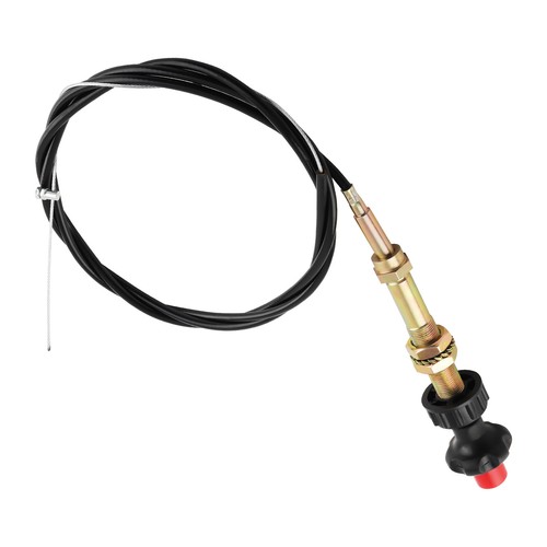 Adjustable Lock Control Cables With 2 In. Black Knob, Length Universal ...