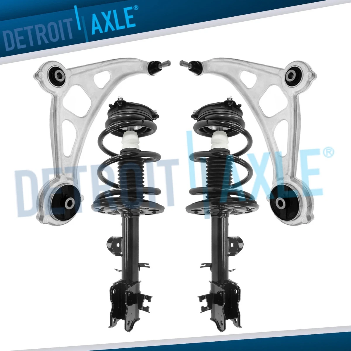 14pc Front Suspension Kit For Nissan Murano 2003-2004 – Lower Arms, Hubs, Tie Rods & Sway Bar Links