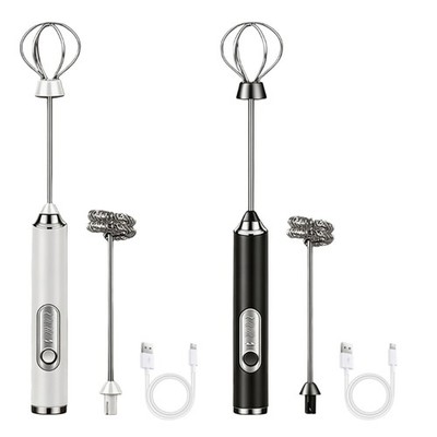 Multifunctional Automatic Coffee Frother Multipurpose Metal Whisk 1500mAh