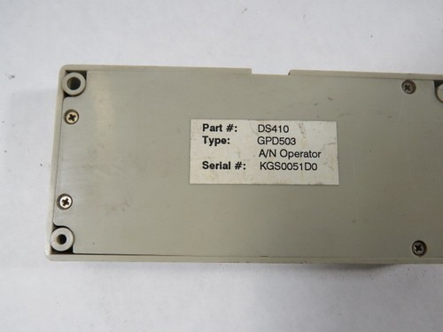 Magnetek DS410 Alpha Numeric Operator For a GPD503 Drive USED - Picture 3 of 3