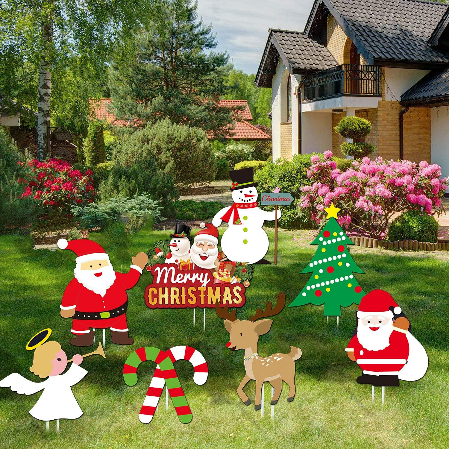Joytplay 8 Pezzi Decorazioni Natale Esterno e Interno | Prezzo Offerta