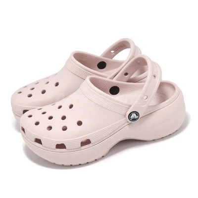 Crocs Classic Platform Clog W Quartz Pink Women Casual Sandal 206750-6UR - Photo 1/4