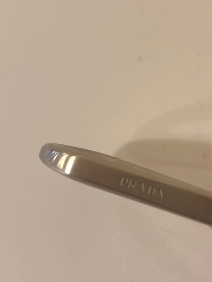 PRADA nylon triangular logo one shoulder bag brow… - image 9