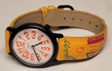 VTG 1992 Guess by Georges Marciano Big Numbers 34mm Quartz Watch RARE