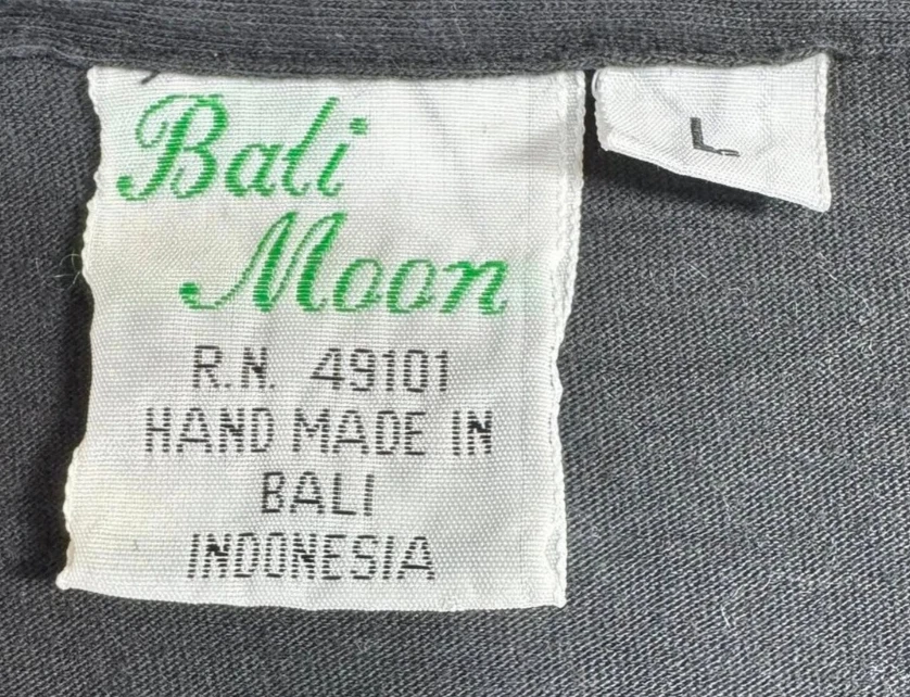 Женская блузка с коротким рукавом Bali Moon — размер: большой — цвет: черный + бисер - Изображение 4 из 4