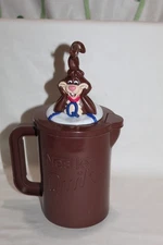 Vintage Nestle Quik Nesquik Bunny Brown Plastic Chocolate Milk Mixer Pitcher 