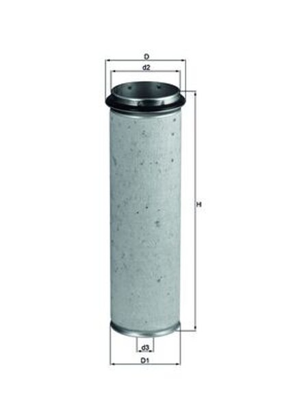 SekundäRluftfilter Mahle LXS 42/1 Filtereinsatz FüR Nissan Atleon Mercedes MAN 2-image