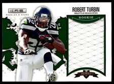 2012 Panini Rookies & Stars Rookie Crusade Materials Green Robert Turbin Rookie