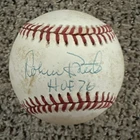 ROBIN ROBERTS SIGNED AUTOGRAPHED OML BASEBALL!  Phillies, Orioles!  "HOF 76"!