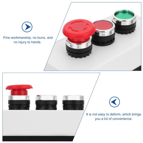 Emergency Switch Terminal Box Emergency Stop Start Switch Box - Afbeelding 9 van 12