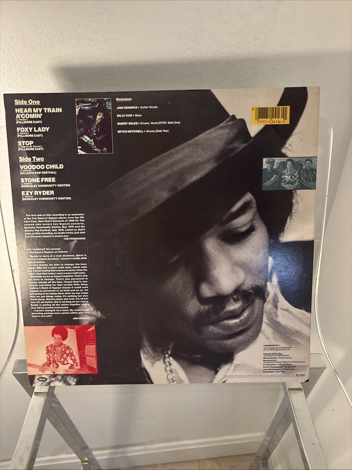 Jimi Hendrix "Band of Gypsys 2" Pristine 1986 Vinyl Pressing! - Image 2 of 4