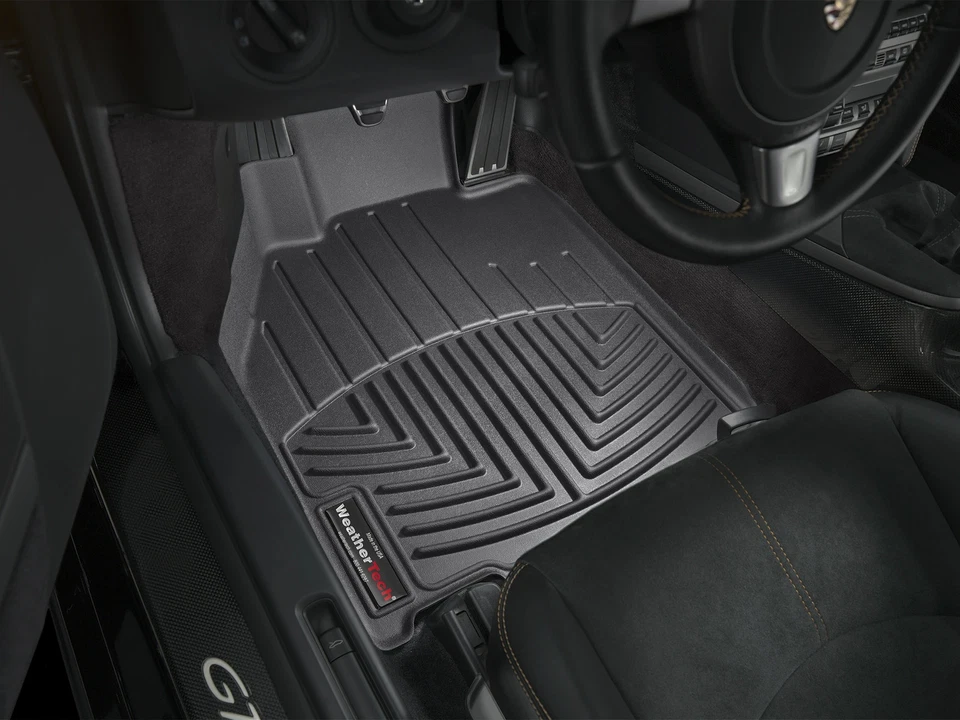 Forro de piso WeatherTech para Porsche® 911 Turbo Cabriolet 2007-2013 - negro Foto 2 de 4