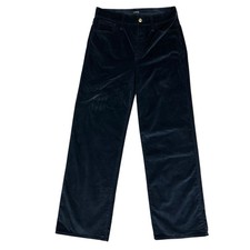 J.Crew Wide Leg Velvet Dress Pants Trousers Stretch Granny Core Chic Size 28