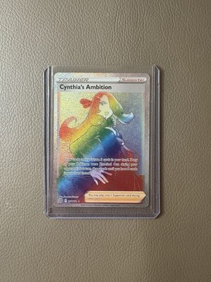 Cynthias Ambition - 178/172 - Secret Rainbow Rare - Pokemon TCG - Englisch