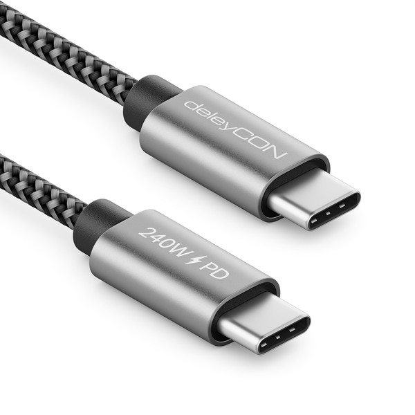 1M Usb C Auf Usb C Ladekabel 240W 5A PD3.1 Schnellladekabel USB-C Datenkabel-image