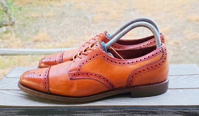 Allen Edmonds 11-D Sanford Mens Leather Captoe Burnished Dress Shoes 788843ddc5af2a7fd7f731bc484fb0  main image 3