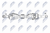 NTY Antriebswelle NPW-PL-151 FüR Chevrolet Opel